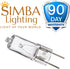 Simba Lighting Halogen Light Bulb G8 T4 35W JCD Bi-Pin (10 Pack) for Kitchen Hood and Landscape Lights