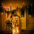 10 10.8" 6/18H Leejec Pcs of Floating Candles, Magic Wand Remote with Timer, Halloween Decorations, Hanging Flameless