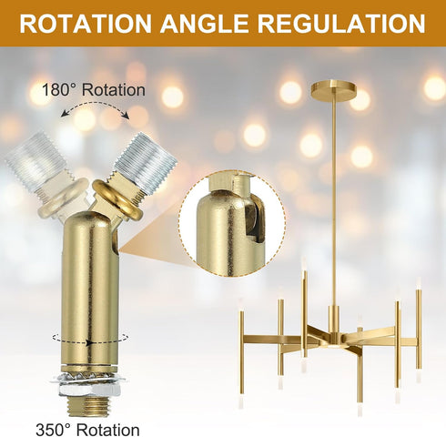 180/350 60x14mm M10 Pack 2) MECCANIXITY Sloped Ceiling Adapter, Degree Fine Thread Sloped Ceiling Light Fixture Adapter