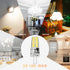 BAOMING G4 LED Bulb 12V JC Type, 20W/35W T3 Halogen Equivalent, 6000K Daylight White, G4 Bi-Pin Base - 10 Pack
