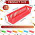 PLMMOUT 24 Pack Organization,9.3" 2.2" 2.4" Pencil Basket Tray,Plastic Classroom Organizer Basket,Colorful Crayon