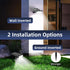 4 HOFLYW Solar Spotlights Outdoor Waterproof Landscape Path Lights Solar Dusk to Dawn Outdoor Lighting Brightness Modes