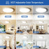 12 Inch Dimmable 24W 2640LM 3000K/4000K/5000K, 240W Slim LED Flush Mount Ceiling Light Fixtures, House Upgrade Led