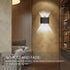 LED Wall Sconce, Waterproof Modern Wall Lamp for Indoor Outdoor Decoration, 90 265V 4W Black Shell
