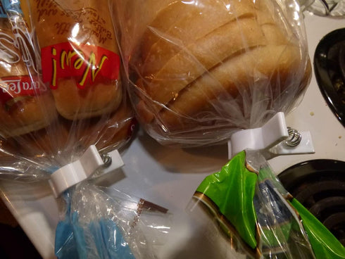 Rocky Mountain Goods 6 Pack Frozen Bread and Bagel Clips Food Bag Clips for Bread, Chips, Snacks, Foods & More Reusable