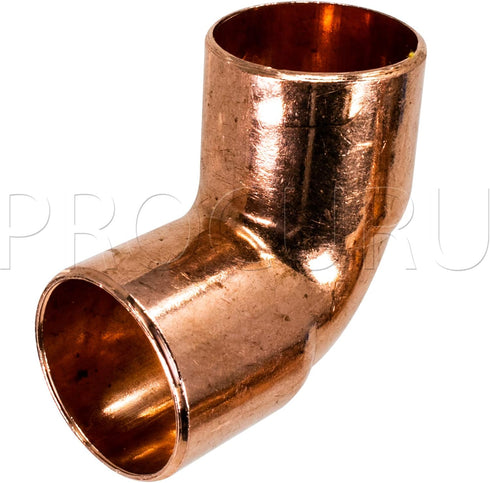 10-Pack Copper 1/2-Inch 90-Degree Elbow CxC Sweat - Certified Safe for Potable Water (CW9S0012-10P)
