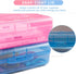 Sooez 3 Pack Large Capacity Hard Pencil Case, Plastic Crayon Pencil Boxes with Snap-tight Lid, Clear Storage Box Craft
