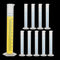 10 Pack 100ml Plastic Graduated Cylinder, Durable Transparent Measuring Cylinder with Pour Spout for Science Projects