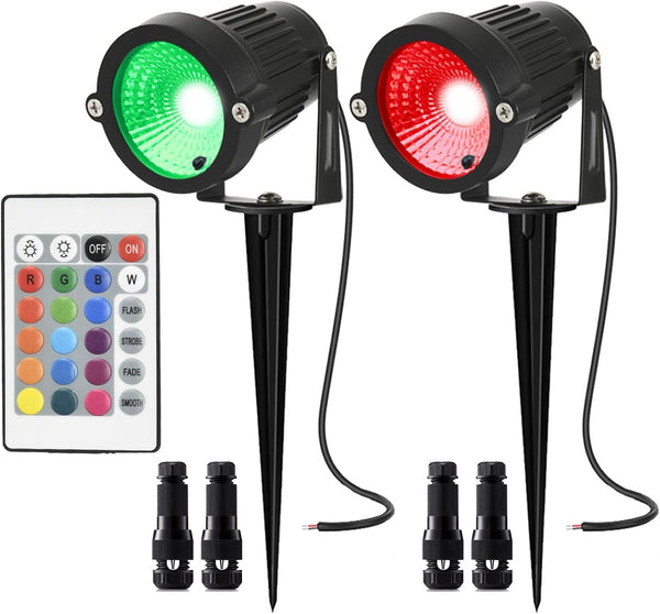 RGB Low Voltage Landscape Lights Color Changing 5W LED Landscape Lighting Outdoor