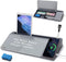 SELEAD Desktop Glass Whiteboard with Wireless Charger Station, Dry Erase Board for Home, School, Office Desk