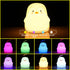 7 3 LOVERUIS Baby Night Lights Pudgy Penguins Colors Night Light for Baby Nursery Hours Timer Cute Night Light Gift Kid