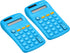 PATIKIL Basic Calculator, 2 Pack 8 Digit LCD Display Small Desktop Calculator for Home Office, Battery Powered (Blue).
