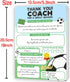 Hongshan Thank You Coach Card,Soccer Coaches Appreciation Gifts for Men Women,Soccer Team Coach Retirement Birthday