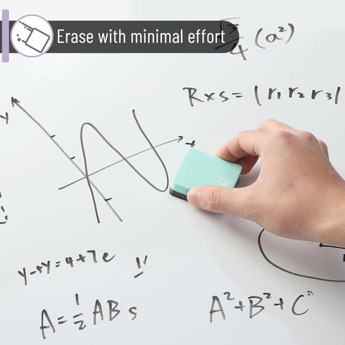 Mr. Pen Mini Dry Erase Eraser, 24 Pack, Pastel Colors, Magnetic Dry Eraser for Whiteboard