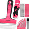 Razor Blade Scraper Tool, 2Pcs Pink Razor Scraper with 40Pcs Replacement Blades, Glass Scraper for Removing Decals,