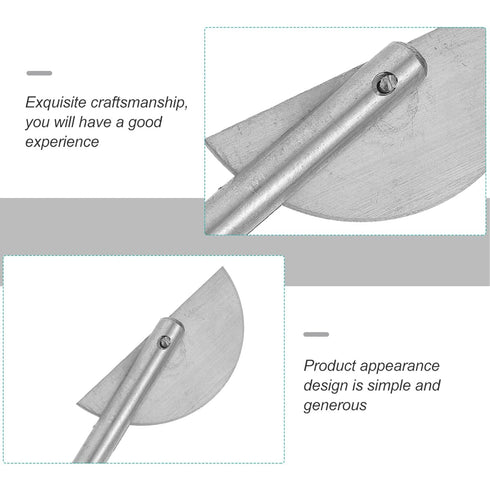 iplusmile Stainless Steel Mixing Paddle, Lab Stirring Tool, 12-Inch for Chemistry