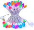 BOHON Easter Lights String 50 LED 17FT Multi Color Christmas Lights White