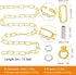 10 65 lbs PATIKIL Feet Lighting Chain for Hanging Lamp, Chandelier Chain Light Fixture Chain Load Capacity for Pendant