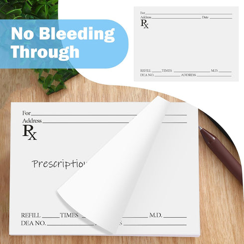 Watersay 20 Pack 100 Prescription Pads for Doctors Rx Pad Pharmacist Notepad Sheets Prescription Paper Per Notepad Kids