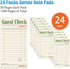24 Pack, 1200 Guest Checks Books for Servers, Server Note Pads, Natural Color Paper, Waitress Notepad for Restaurants