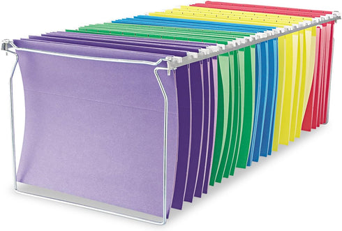 Universal UNV17000 Screw-Together Hanging Folder Frame, 23 in. to 26.77 in., Letter Size, Silver
