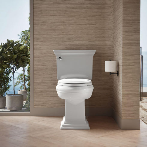 4734-RL-0 KOHLER Rutledge ReadyLatch Soft Close Elongated Toilet Seat, Quiet-Close Lid Grip-Tight Bumpers, Installation