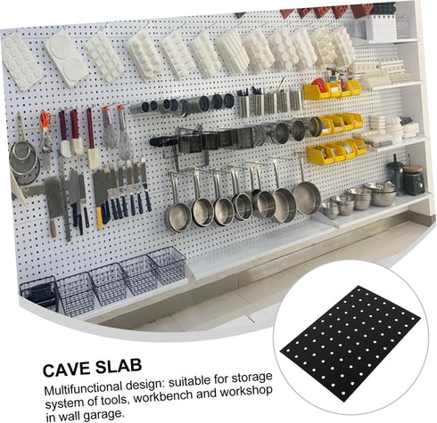 Sturdy Pegboard Wall Organizer - Ideal Tool Board for Garage and Workshop Storage