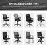SARAFLORA Office Chair Cover- Large, Pink Removable Computer Chair Cover for Office Chair with Zipper for Universal