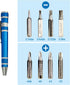 8 1 Set SWATOM in Mini Screwdriver Small Screwdrivers Pen Magnetic Repair Tools EDC Compact Gadgets Computer Eyeglasses