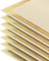 Better Office Products 50 Sheet Award Certificate Paper, Gold Foil Metallic Border, Ivory Letter Size