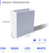 Set 12W (White-1pcs) KICAAO LED Wall Sconces of Two, Modern Wall Lamp, White Up Down Wall Mount Lights for Living Room
