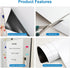 Magnetic Fridge White Board Paper, 8" x 12" 2 Pack Small Dry Erase Sheets for Organizer & Planner