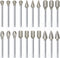 Stone Carving Set, Polishing Diamond Burrs, Rotary Tools Accessories for Engraving, Grinding, Polishing