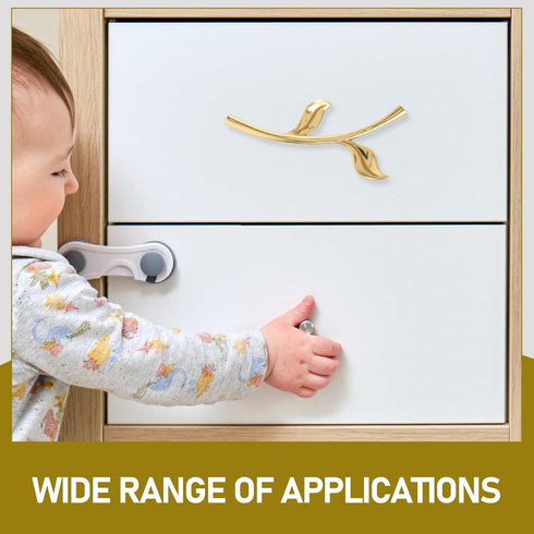 Closet Toddmomy Kitchen Cabinet Handles and Drawer Pulls, Right-Side Metal Furniture Pulls for Wardrobes, Dressers