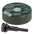 Weiler 56089 Die Grinder Cut-Off Wheel and Mandrel Kit, 3-Inch x 1/16" Wolverine T1 Thin Wheels, 1 Mandrel