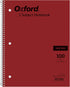 Oxford 1-Subject Wirebound Notebook - TOP25411