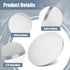 2 Pcs 1/8" x 4" Aluminum Disc Round Sheets, 6061 Aluminum Plates