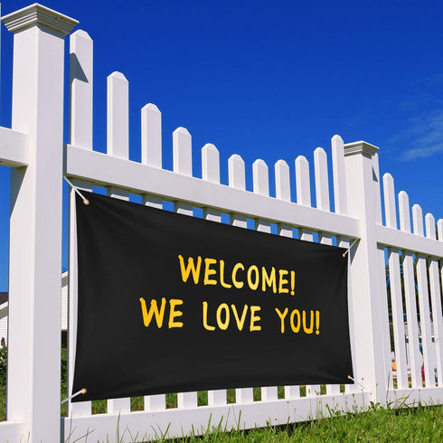 Large Back to School Banners Backdrop and Signs - Blank Parade Banner Decoration for Indoor Outdoor Display, 2 x 6 Feet