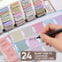 WSSROGY 180 (Set 2) Pcs Bible Tabs, Laminated Large Print Bible Index Tabs Labels for Women Men Easy Navigation