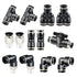 TAILONZ PNEUMATIC 1/4 Inch OD Pneumatic Joint Combination Set, Pack of 13, Includes 1/4” Union Ball Valve