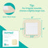 4" 4", 10 Pack Ourmed Silicone Foam Dressing with Border Adhesive - Large Absorbent Waterproof Bandage for Wound Care