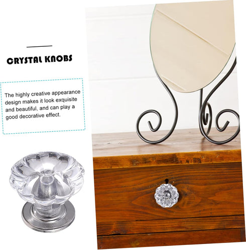 6pcs NUOBESTY Practical Mini Knobs Drawer Knobs for Bedside Cabinet Dresser Pulls Jewelry Box Handles Home Decorative