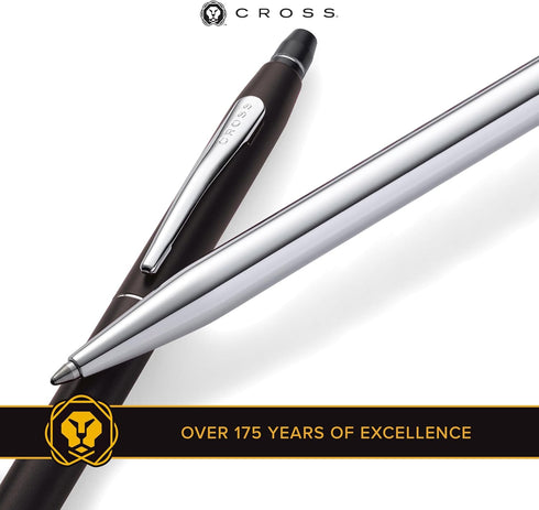 Cross Click Refillable Ballpoint Pen, Medium Point, Black Ink, Presented in Everyday Gift Box