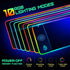 GIM RGB Gaming Mouse Pad with 15W Wireless Charging, Extra Large 800x300x4MM LED Mouse Pad, Non-Slip Rubber Base (Black)