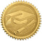 PaperDirect Gold Foil Embossed Graduation Cap and Diploma Certificate Seals, 2 Inch, Self Adhesive, 102 Count