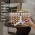 LED Note Board with Colors, Glowing Acrylic Dry Erase Board with Light, 11.8 x 7.9in Memo Message Board