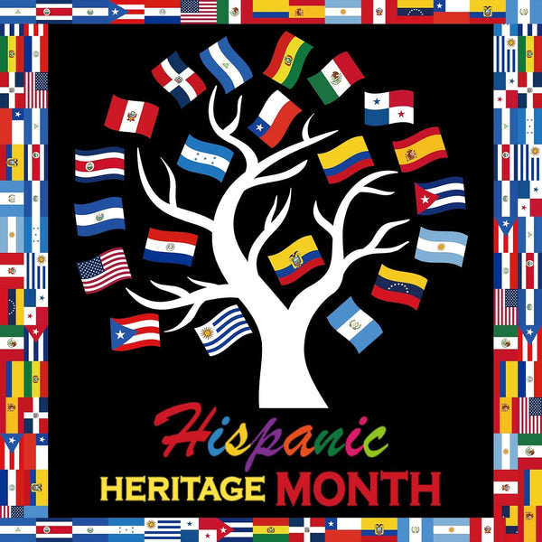 Hispanic Heritage Month Bulletin Board Decorations, Latin American Classroom Decor with Spanish Flags Cutouts