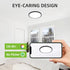 12 Inch 24W 3000K/4000K/5000K, Closet hykolity Selectable CCT LED Round Flat Panel Light, Edge-Lit Flush Mount Ceiling