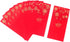 Honbay 10PCS Chinese Red Envelopes - Lucky HongBao Money Pockets for Weddings, 17.7x8.5cm