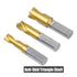 Yakamoz 3Pcs Spot Weld Drill Bit Set - Cobalt Spot Weld Cutter, Titanium Coated Removal Tool